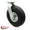 Service Caster 10 Inch Black Pneumatic Wheel Swivel Caster SCC-100S3504-PNB - alternate 5